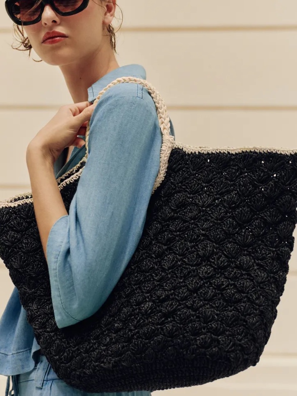 Zara Woven Basket Bag